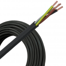 Helukabel VTMB (H05VV-F) kabel 4x0.75mm2 zwart per rol 100 meter