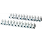 Conex lusterklem 12-polig 6mm2 - wit (CH PA30P12W)