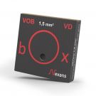 NEXANS VOB draad (H07V-U) 1.5mm2 zwart rol 100 meter (10546241)