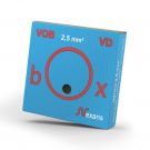 NEXANS VOB draad (H07V-U) 2.5mm2 blauw rol 100 meter (10546242)