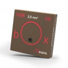 NEXANS VOB draad (H07V-U) 2.5mm2 bruin rol 100 meter (10546272)