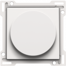 Niko draaiknop en centraalplaat voor motoren 3 snelheden 0-1-2 - Pure Steel White (154-65937)