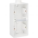 Niko Hydro waterdicht verticale opbouwdoos 2-voudig met 1x M20 ingang IP55 (701-84201)