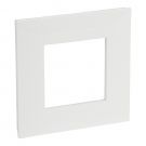 Legrand afdekplaat stopcontact 1-voudig 83x83mm - Valena Next Wit Opaal (741101)