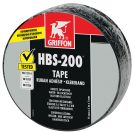 GRIFFON HBS-200 water en luchtafdichtende tape 7,5cm - rol 5 meter - zwart (6312056)