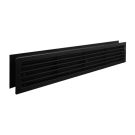 AIR CONTROL deurventilatierooster 450x90mm 2-delig - zwart (1720 ZW)