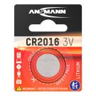 Ansmann batterij lithium knoopcel CR2016 / 3V - verpakking per 1 stuk (5020082)