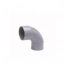 Wavin Wadal PVC bocht 90° mof-spie lijm 50mm - grijs (3101105009)