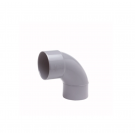 Wavin Wadal PVC bocht 90° mof-spie lijm 125mm - grijs (3101112009)