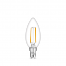 Yphix LED lamp filament helder kaars E14 4.5W 470lm warm wit 2700K dimbaar (50510602)