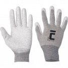 Cerva flicker ESD antistatische nylon handschoen met koolstofvezel maat 10 (0108000799100VAM)