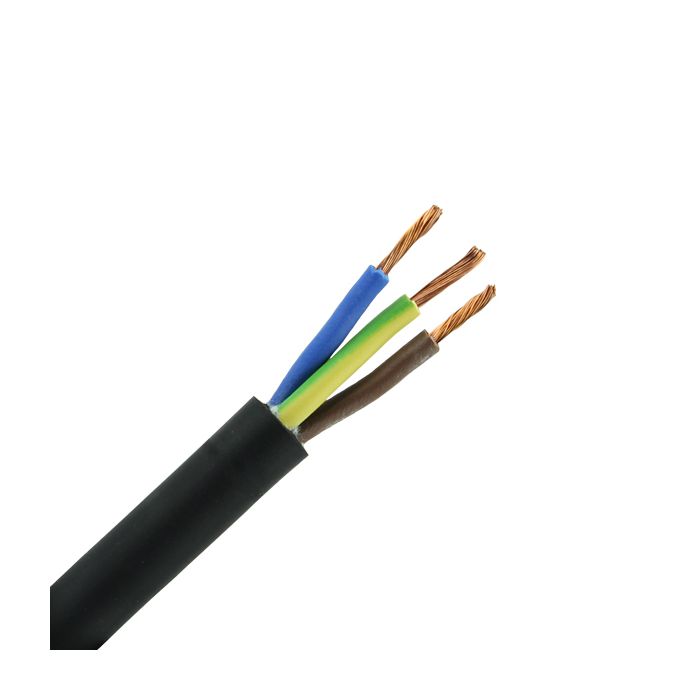neopreen kabel H05RR-F 3x0,75 per meter