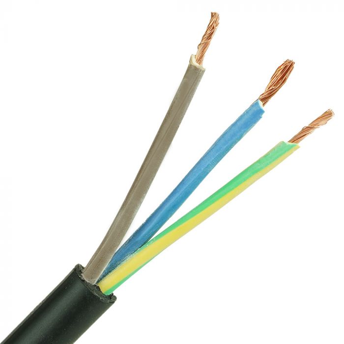 neopreen kabel H07RNF 3x1,5 per rol 100 meter