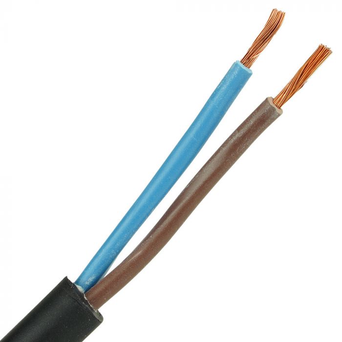 neopreen kabel H07RNF 2x1,5mm per meter