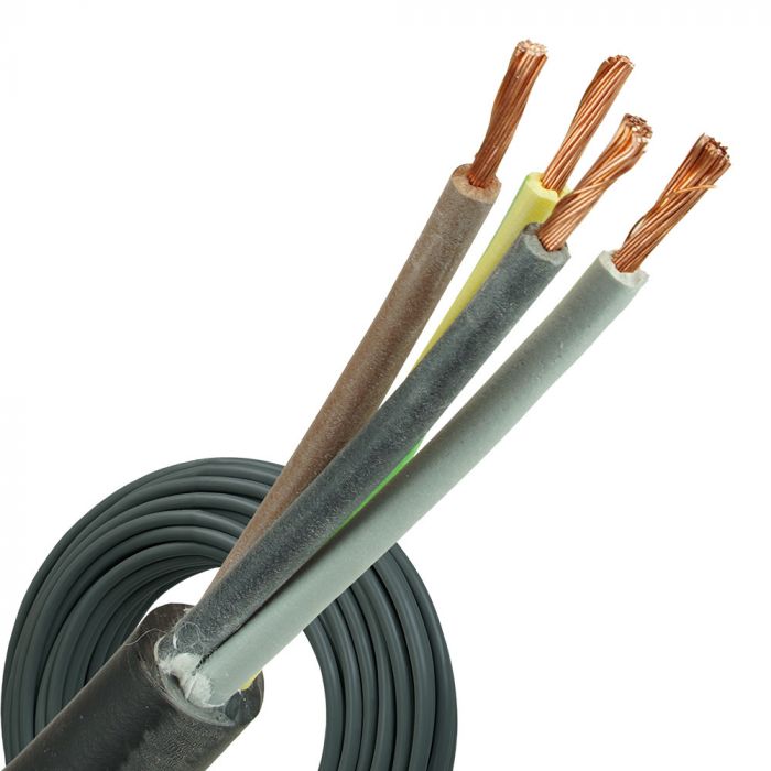 neopreen kabel H07RNF 4x25 per rol 100 meter