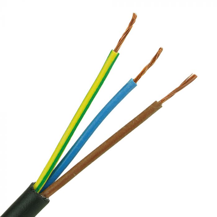 neopreen kabel H05RR-F 3x0,75 per haspel 500 meter