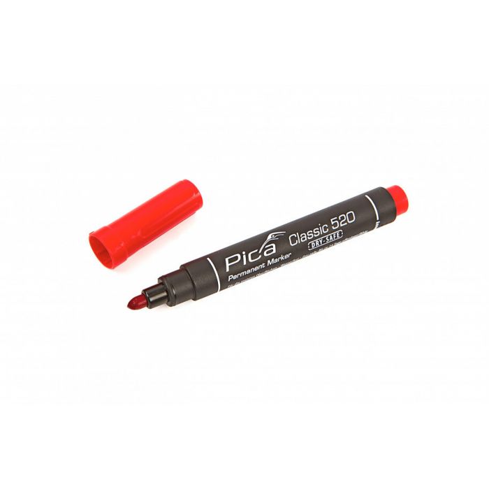 Pica permanente marker 1-4mm rond zwart - per 10 stuks (PI52046)
