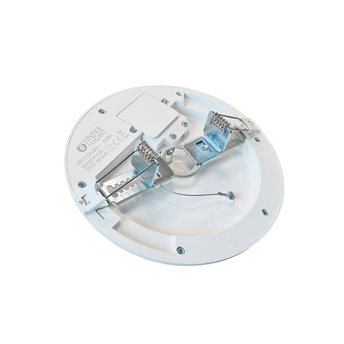INTERLight downlighter sensor 18/25W 1710/2375lm 3000/4000/6000K Ø300mm - zaagmaat Ø150-270mm IP44 (IL-DN300KSR)