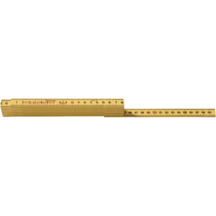 Hultafors duimstok glasvezel G 59 2m geel 12-delig (200104)