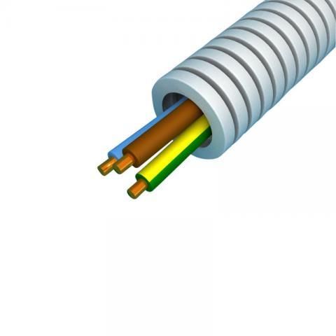 Snelflex flexibele buis VOB draad 3x4mm - 20mm rol 100 meter