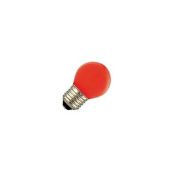 LED lamp 1W E27 rood