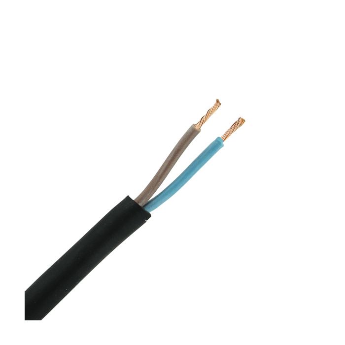 neopreen kabel H05RR-F 2x0,75 per meter