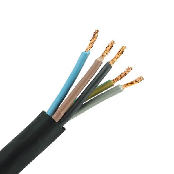 neopreen kabel H05RR-F 5x0,75 per haspel 500 meter