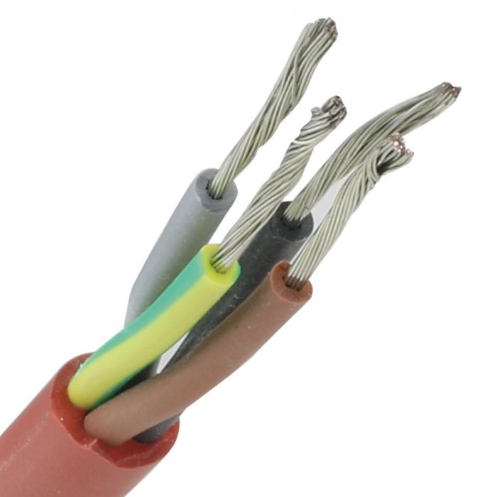 SIHF siliconenkabel 4x2,5 mm² - per meter (SIHF082343)
