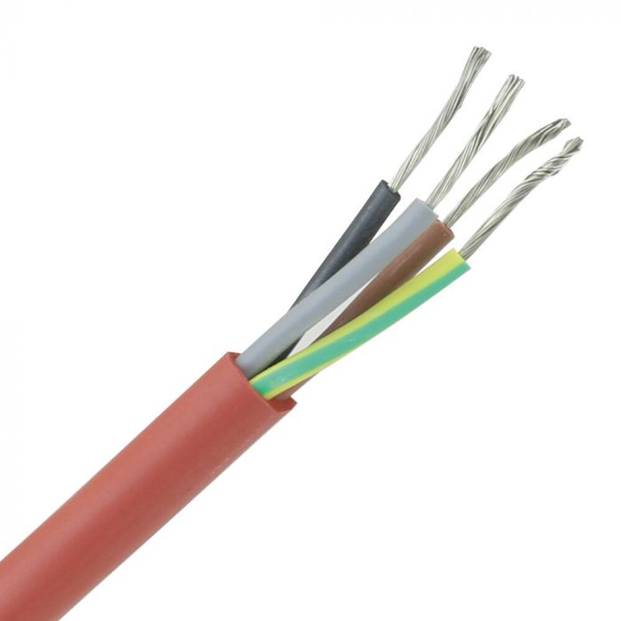 SIHF siliconenkabel 4x2,5 mm² - per meter (SIHF082343)