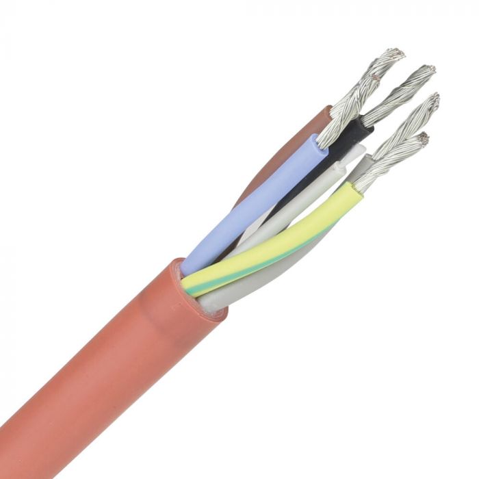 SIHF siliconenkabel 5x1 mm² - rol 100 meter (SIHF082150)