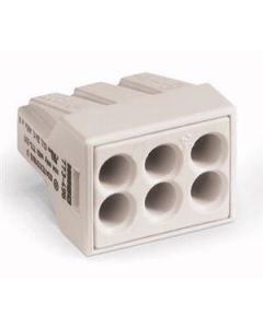 Wago explosieveilige verbindingsklem 6-voudig 0,75-2,5 mm2 per 50 stuks (773-496)