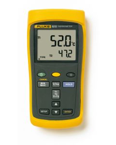 FLUKE digitale thermometer 2 kanalen voor type J,K,T,E thermokoppels