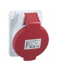 Schneider Electric CEE inbouw-wandcontactdoos 5-polig 400V 6H 16A IP44 (PKY16F435)