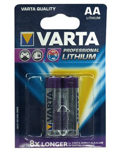 Varta professional Ultra AA Lithium LR6 1,5V blister van 2 stuks (371230)