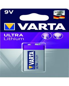 Varta professional Ultra 9V Lithium (rookmelder) 6LR61 blister van 1 stuk (3790376)