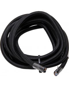 Kopp textielsnoer 2x0,75mm2 2 meter zwart (151502020)