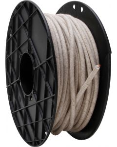 Kopp textielsnoer 2x0,75mm2 50 meter linnen (153599871)