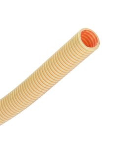 PIPELIFE flexibele buis met extra gladde binnenlaag 25mm creme - per rol 50 meter