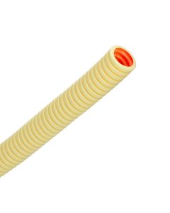 PIPELIFE flexibele buis met extra gladde binnenlaag 16mm creme - per rol 20 meter