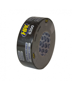 HPX duct tape 50mm x 50 meter zwart (CB5050)