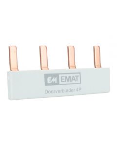 EMAT doorverbinder 4-voudig grijs (85220004)