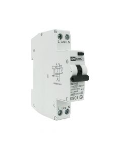 EMAT differentieelautomaat 1-polig+nul 10A C-curve 30mA (85006003)