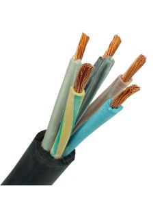 neopreen kabel H07RNF 5x25mm per 1 meter