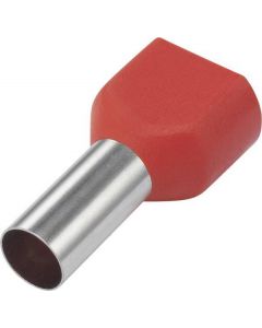 SOLAR twin adereindhuls geïsoleerd 2x1,0mm2 rood - per 100 stuks (1505163)