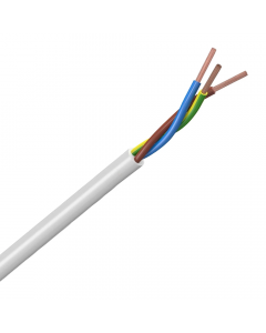 Helukabel VMVL (H05VV-F) kabel 3x1.5mm2 wit per meter