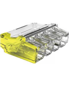 Conex steekklem 4-voudig 0,5-2,5mm2 geel per 12 stuks (C12 CH 2004M)