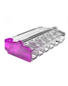 Conex transparante mini steekklem 6-voudige massief 0,5-2,5mm2 per 50 stuks (CH 2006M)