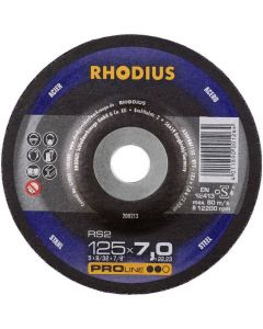 Rhodius Nederland afbraamschijf gebogen Ø125x7mm (200213)