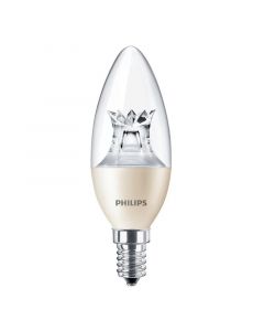 PHILIPS MASTER LEDcandle E14 ledlamp kaars warmwit 2700k (5.5w vervangt 40w) (30614100)