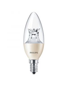 PHILIPS E14 LED kaarslamp dimbaar warmwit 2700K (2.8 vervangt 25W (30602800)